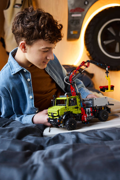 LEGO Technic Mercedes-Benz Unimog U 5023 with Crane 42242 Building Set (1,189 Pieces) - View 12