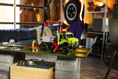 LEGO Technic Mercedes-Benz Unimog U 5023 with Crane 42242 Building Set (1,189 Pieces) - View 14