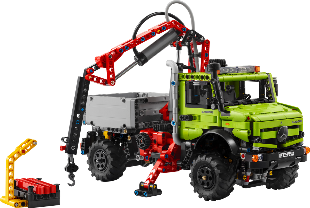 LEGO Technic Mercedes-Benz Unimog U 5023 with Crane 42242 Building Set (1,189 Pieces)
