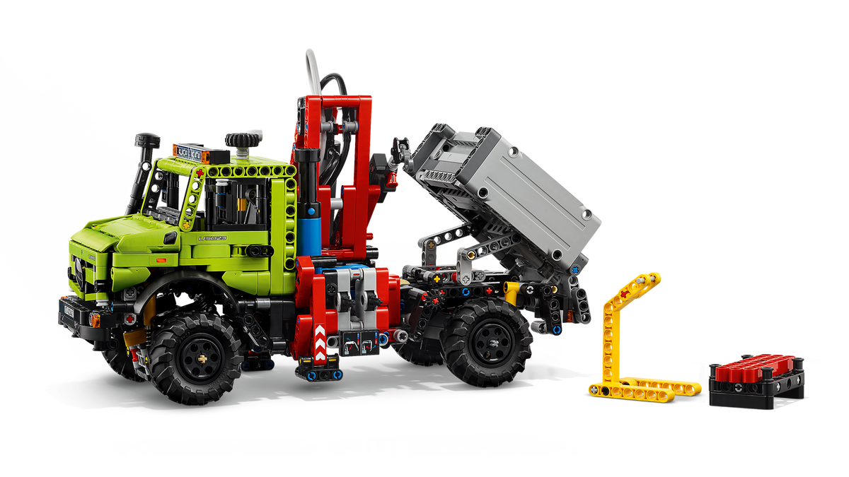 LEGO Technic Mercedes-Benz Unimog U 5023 with Crane 42242 Building Set (1,189 Pieces) - View 5