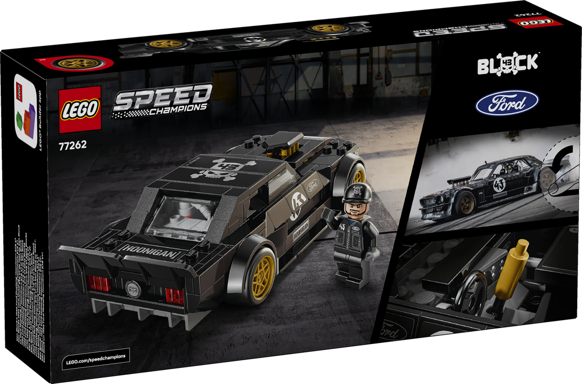 LEGO Speed Champions Ken Block's '65 Ford Mustang Hoonicorn V1 77262 Building Set (345 Pieces) - View 15