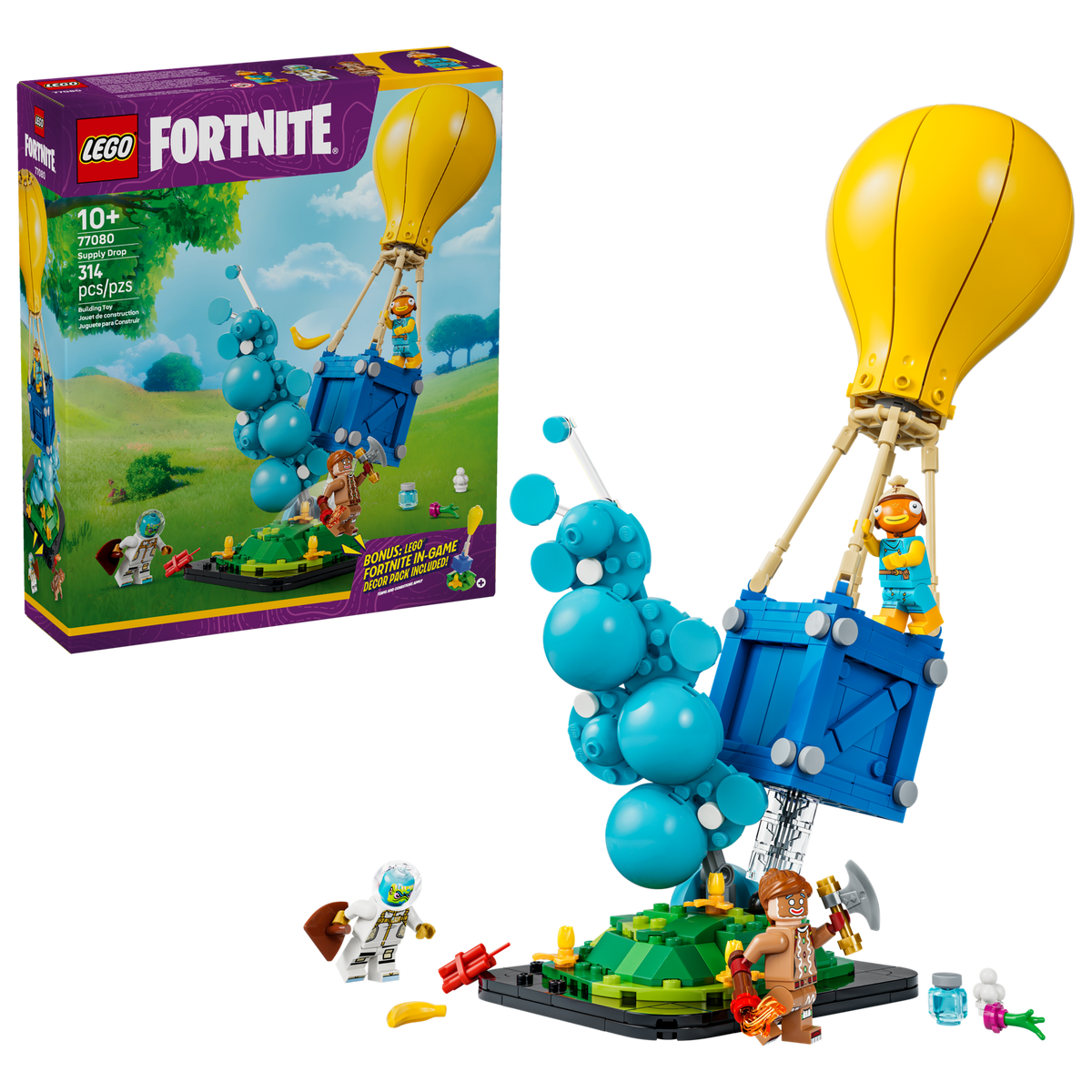 LEGO Fortnite Supply Drop 77080 Building Set (314 Pieces) - View 3