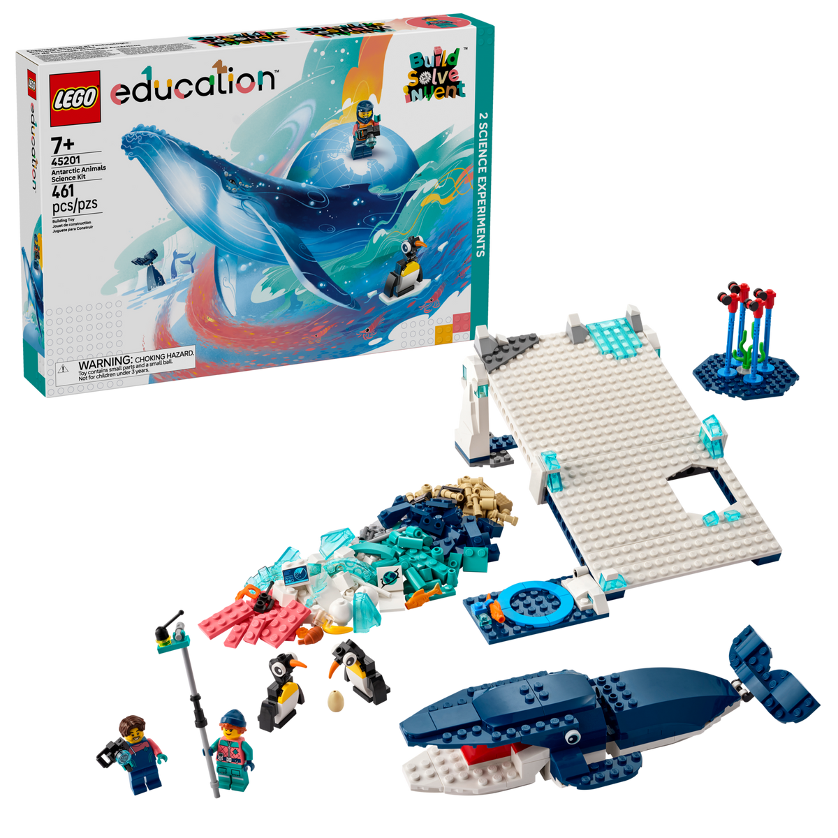 LEGO Education Antarctic Animals Science Kit (461 Pieces, Ages 7+) - View 3