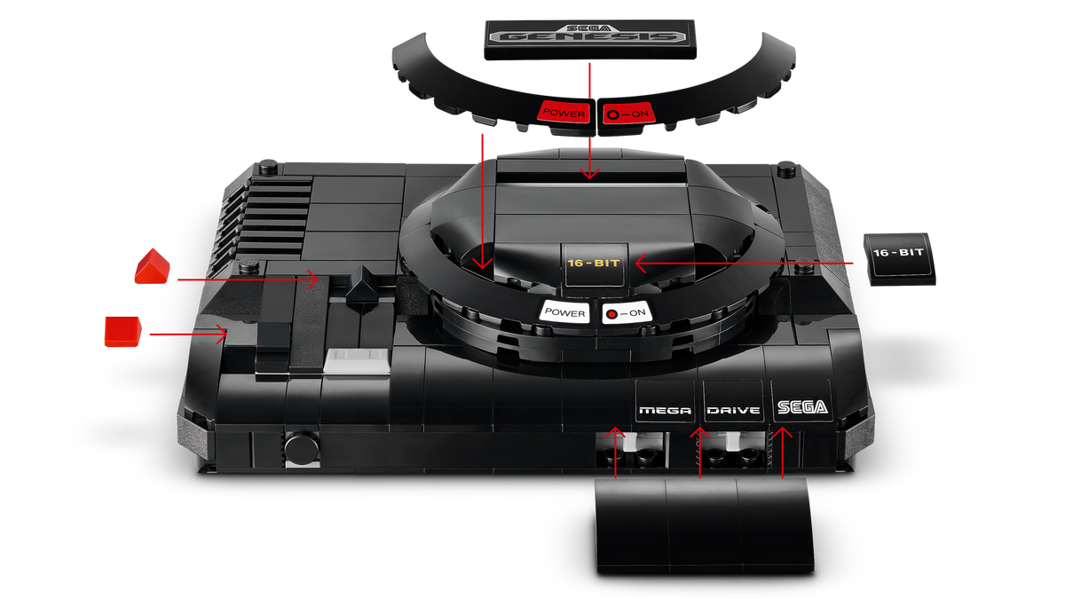 LEGO Sega Genesis Console 40926 Building Set (480 Pieces) - View 10