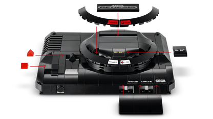 LEGO Sega Genesis Console 40926 Building Set (480 Pieces) - View 10