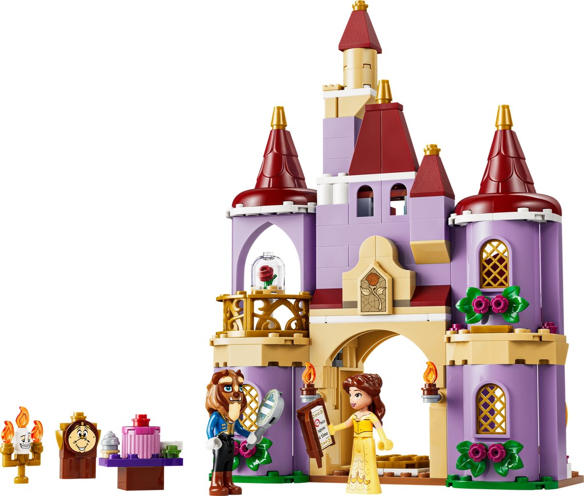 LEGO Disney Belle and the Beast's Enchanted Castle Building Set (254 Pieces) - View 2