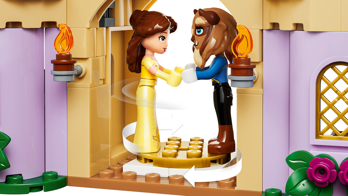 LEGO Disney Belle and the Beast's Enchanted Castle Building Set (254 Pieces) - View 7