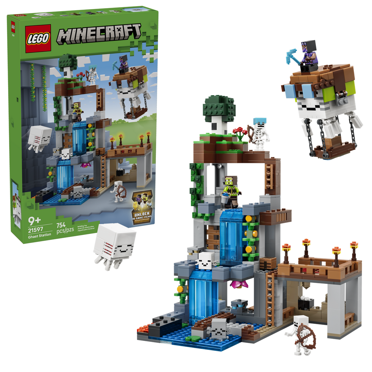 LEGO Minecraft Ghast Station 21597 Building Set (754 Pieces) - View 3