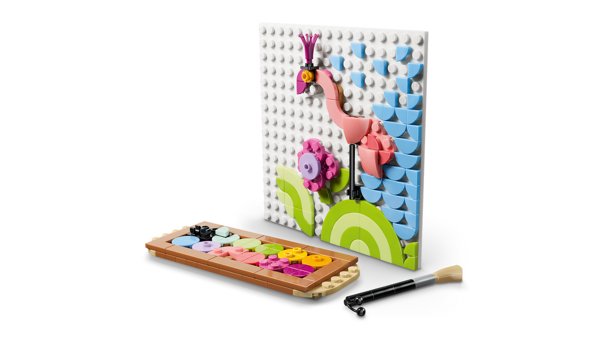 LEGO Creator 3-in-1 Floral Art Decor Painting 31390 Building Set (348 Pieces) - View 6