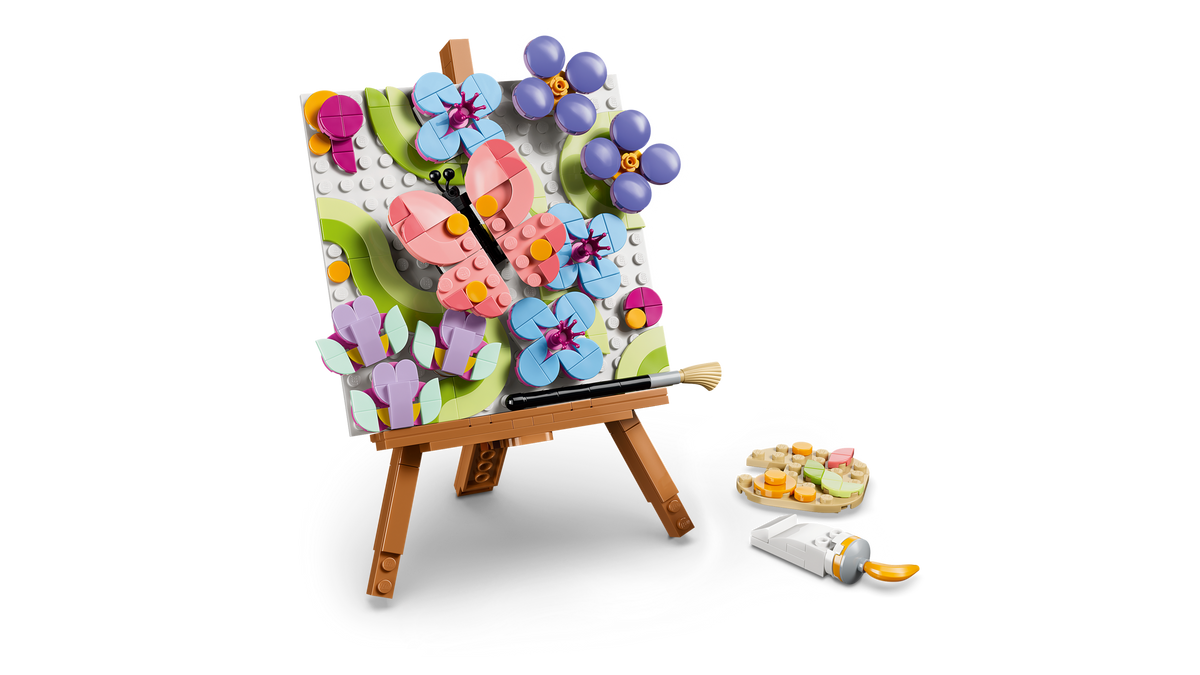 LEGO Creator 3-in-1 Floral Art Decor Painting 31390 Building Set (348 Pieces) - View 7
