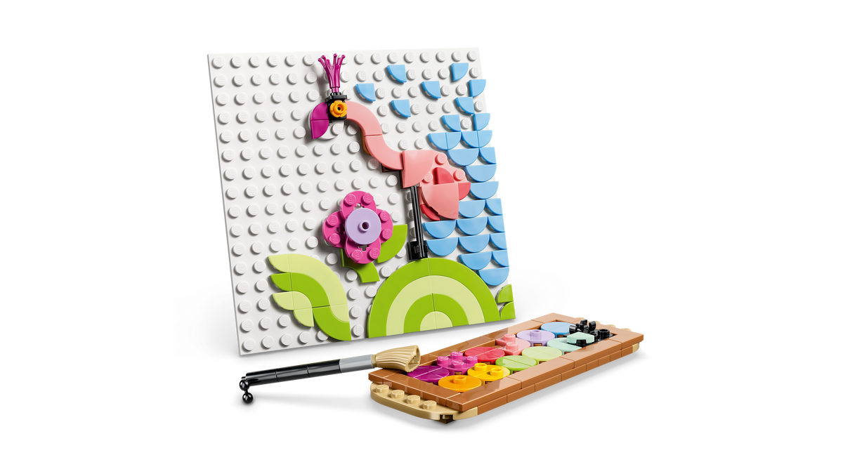 LEGO Creator 3-in-1 Floral Art Decor Painting 31390 Building Set (348 Pieces) - View 9