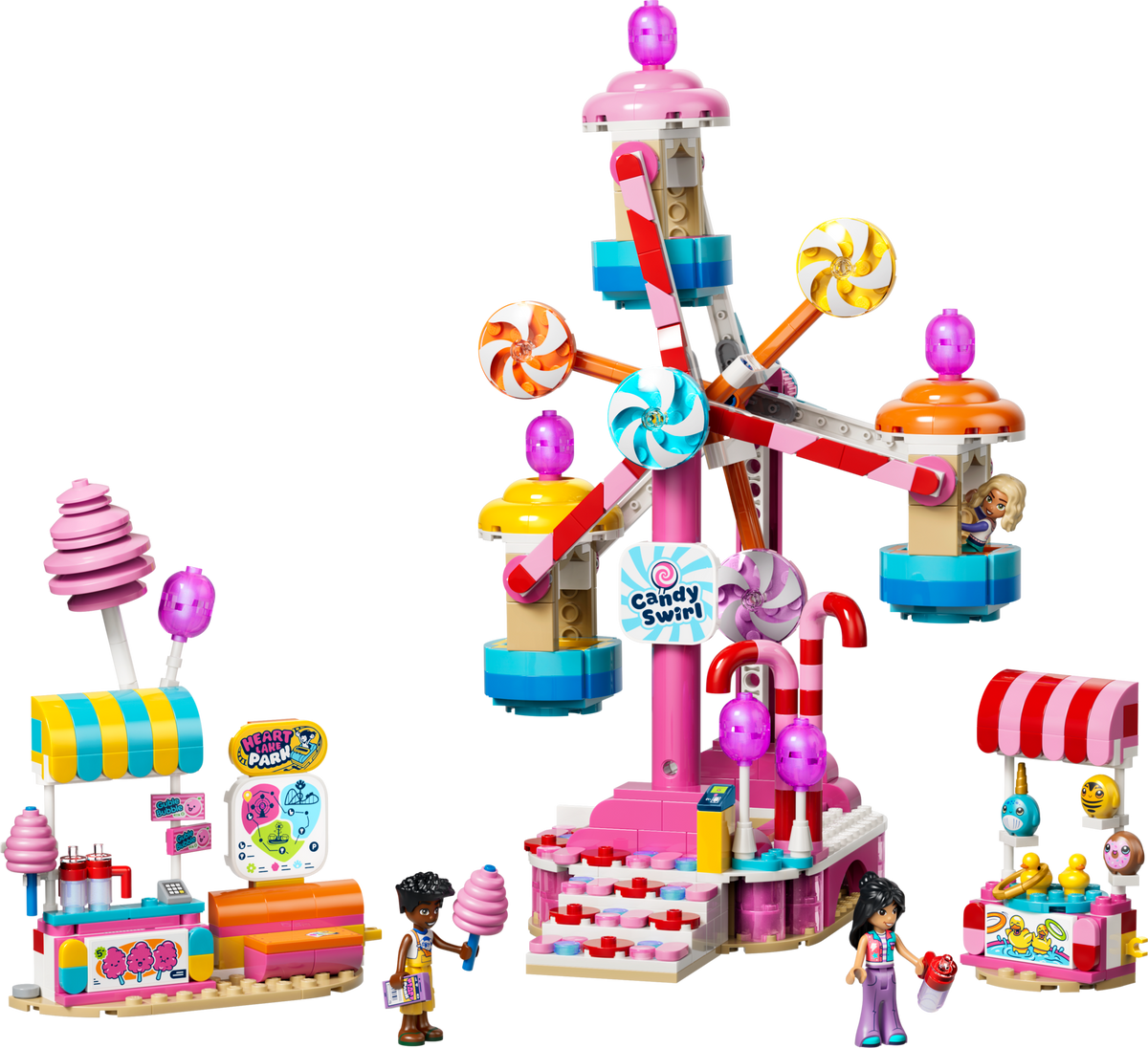 LEGO Friends Candy and Cupcake Ferris Wheel Building Set (602 Pieces, Ages 7+) - View 2