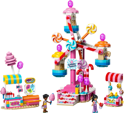 LEGO Friends Candy and Cupcake Ferris Wheel Building Set (602 Pieces, Ages 7+)