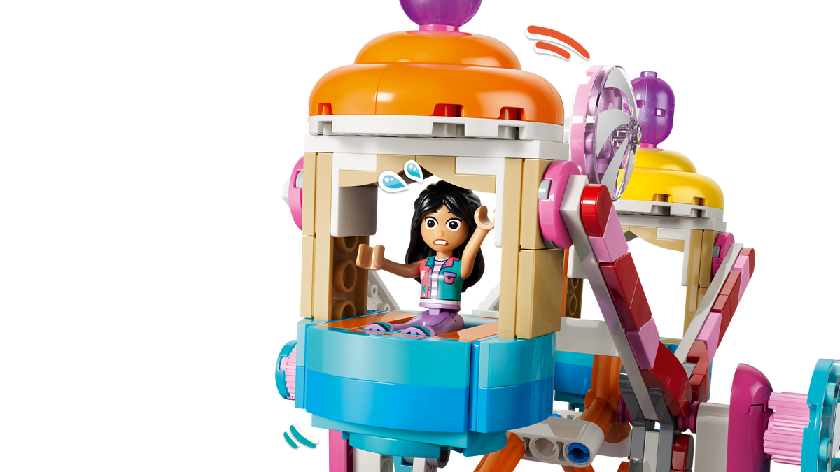 LEGO Friends Candy and Cupcake Ferris Wheel Building Set (602 Pieces, Ages 7+) - View 9