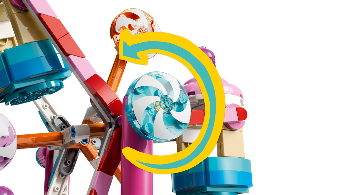 LEGO Friends Candy and Cupcake Ferris Wheel Building Set (602 Pieces, Ages 7+) - View 11