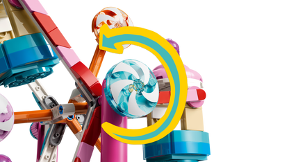 LEGO Friends Candy and Cupcake Ferris Wheel Building Set (602 Pieces, Ages 7+) - View 11
