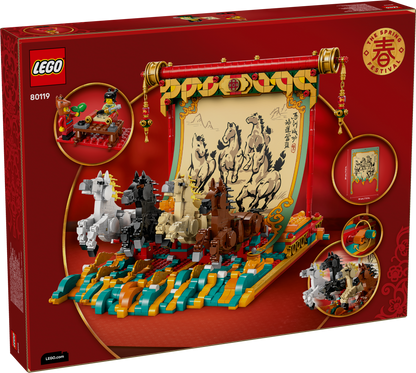 LEGO Galloping Horses Canvas 80119 Building Set (1,650 Pieces) - View 14