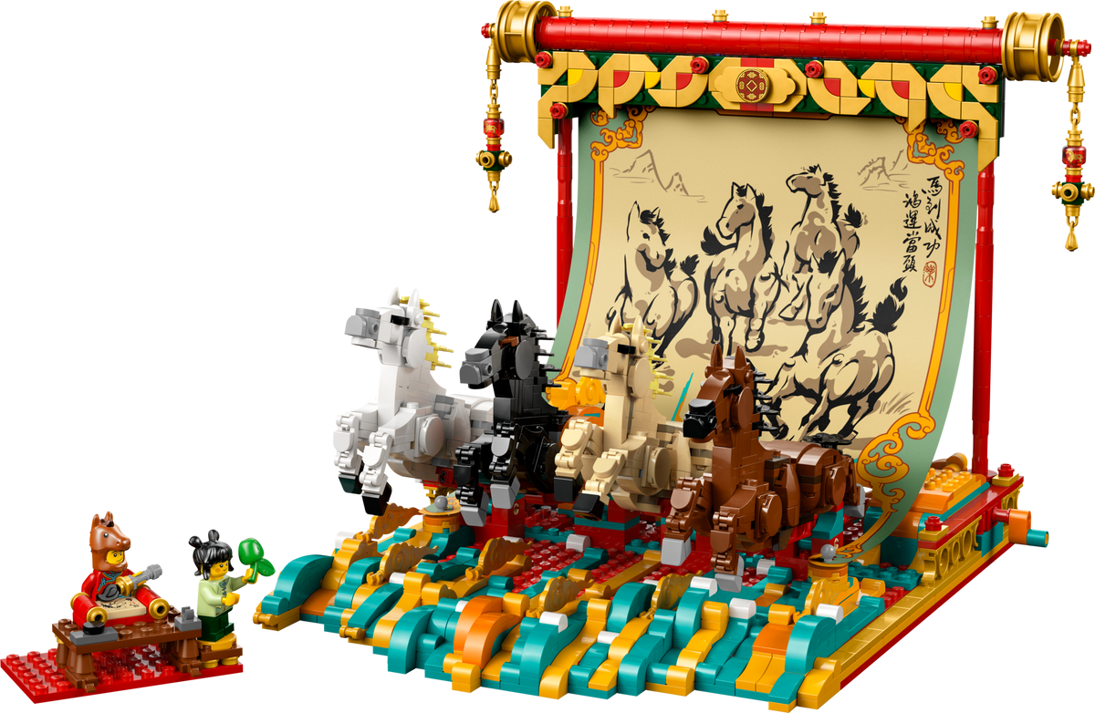LEGO Galloping Horses Canvas 80119 Building Set (1,650 Pieces) - View 2