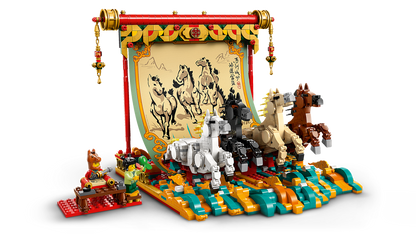 LEGO Galloping Horses Canvas 80119 Building Set (1,650 Pieces) - View 4