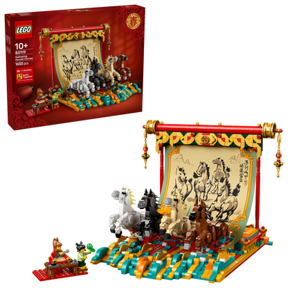 LEGO Galloping Horses Canvas 80119 Building Set (1,650 Pieces) - View 3