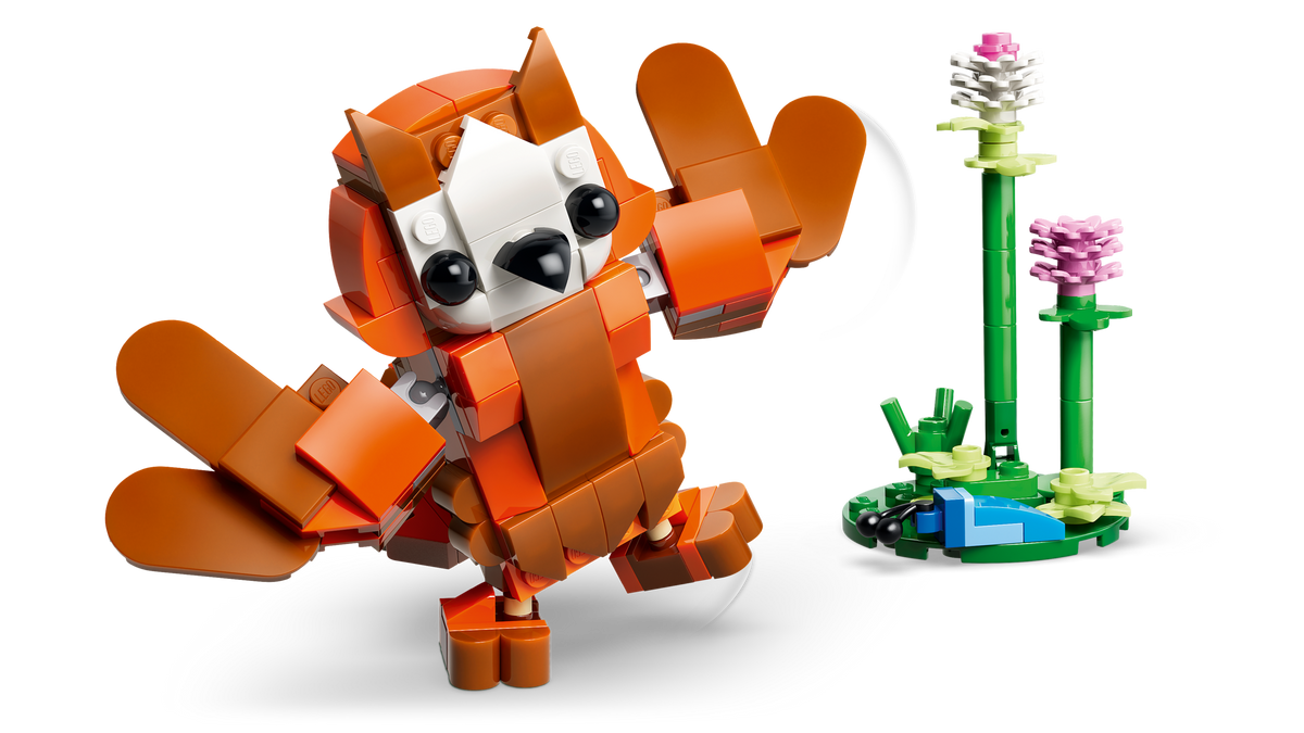 LEGO Creator 3-in-1 Cute Animals: Red Panda 31394 Building Set (297 Pieces) - View 11