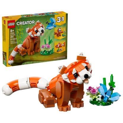 LEGO Creator 3-in-1 Cute Animals: Red Panda 31394 Building Set (297 Pieces) - View 3