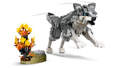 LEGO Creator 3-in-1 Forest Animals: Gray Wolf 31393 Building Set (657 Pieces) - View 6