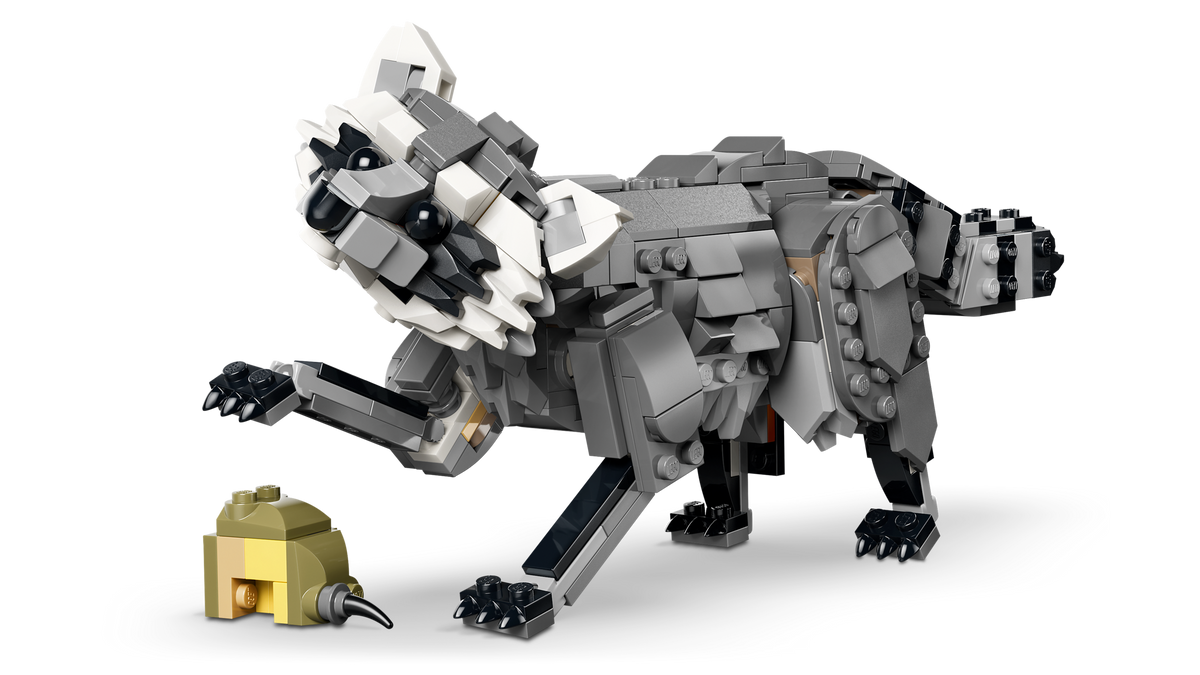 LEGO Creator 3-in-1 Forest Animals: Gray Wolf 31393 Building Set (657 Pieces) - View 5