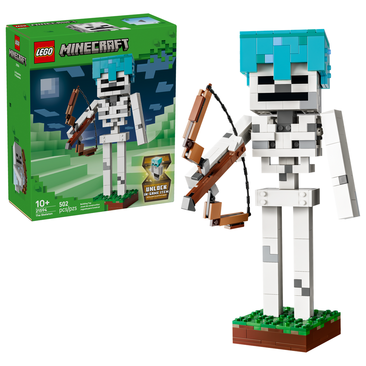 LEGO Minecraft The Skeleton 21594 Building Set (502 Pieces) - View 3