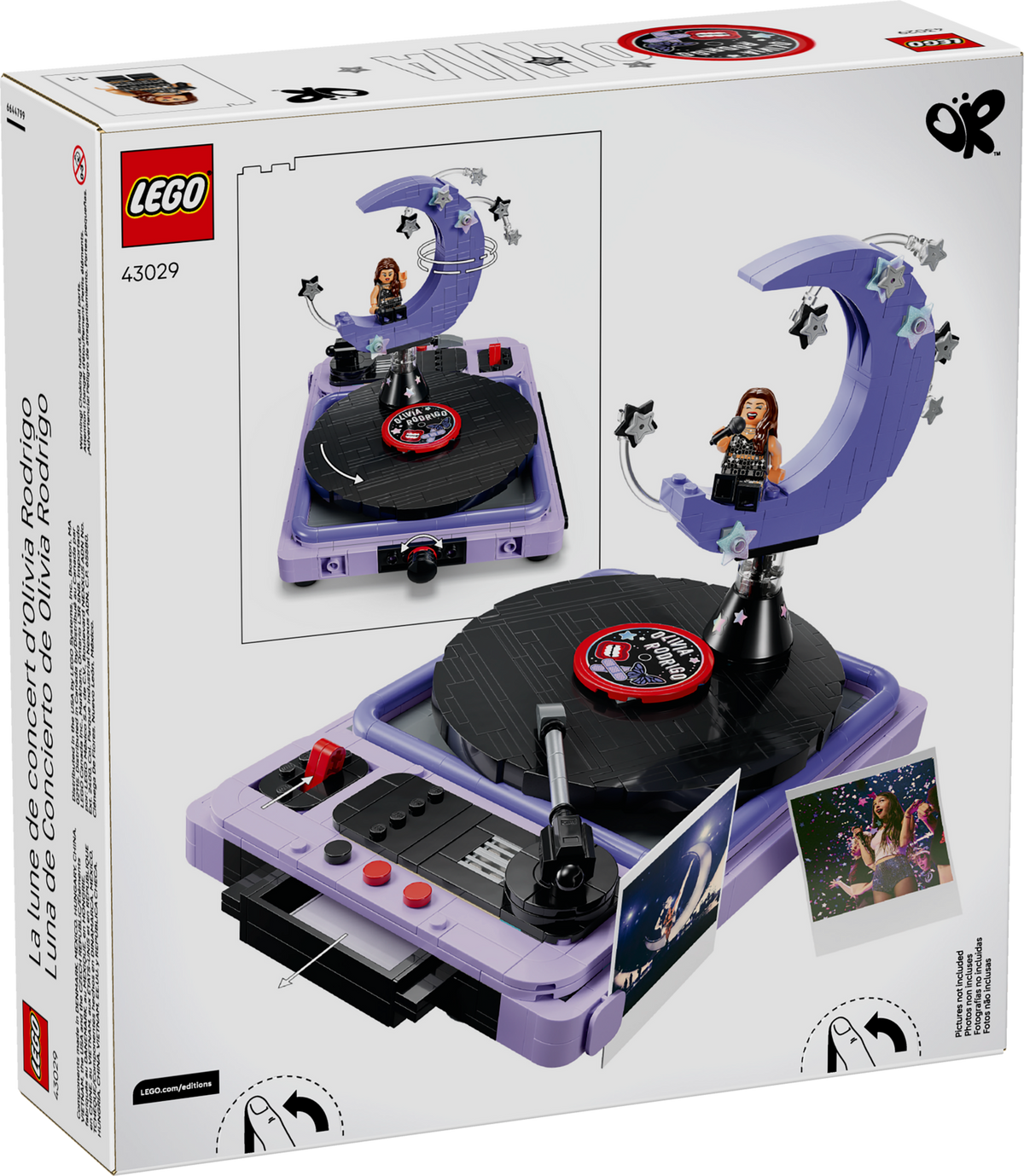 LEGO Editions Olivia Rodrigo's Concert Moon 43029 Building Set (670 Pieces) - View 8