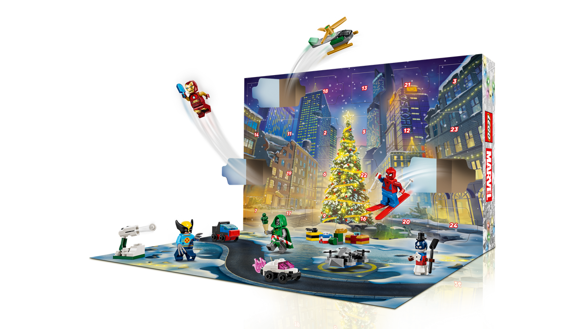 LEGO Marvel Advent Calendar 2026 Building Set (317 Pieces, Ages 6+) - View 4