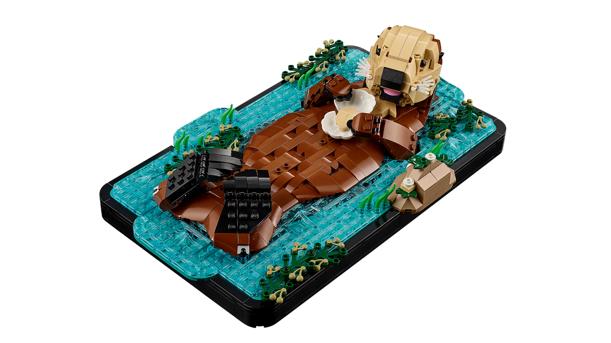 LEGO Ideas Floating Sea Otters 21366 Building Set for Adults (1,234 Pieces) - View 4