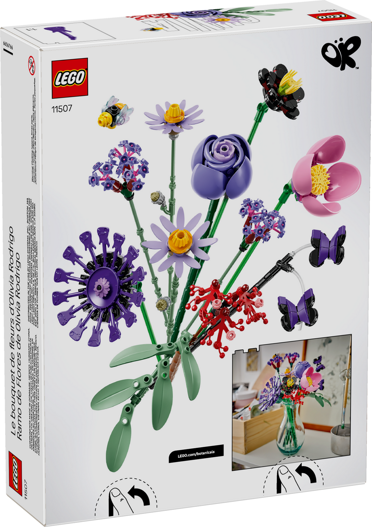 LEGO Editions Olivia Rodrigo's Flower Bouquet 11507 Building Set (400 Pieces) - View 12