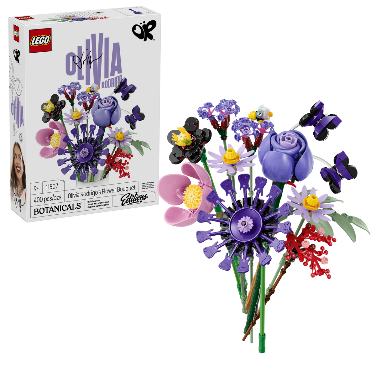 LEGO Editions Olivia Rodrigo's Flower Bouquet 11507 Building Set (400 Pieces) - View 3