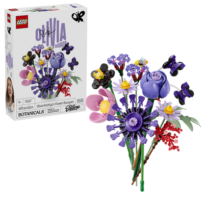 LEGO Editions Olivia Rodrigo's Flower Bouquet 11507 Building Set (400 Pieces) - View 3