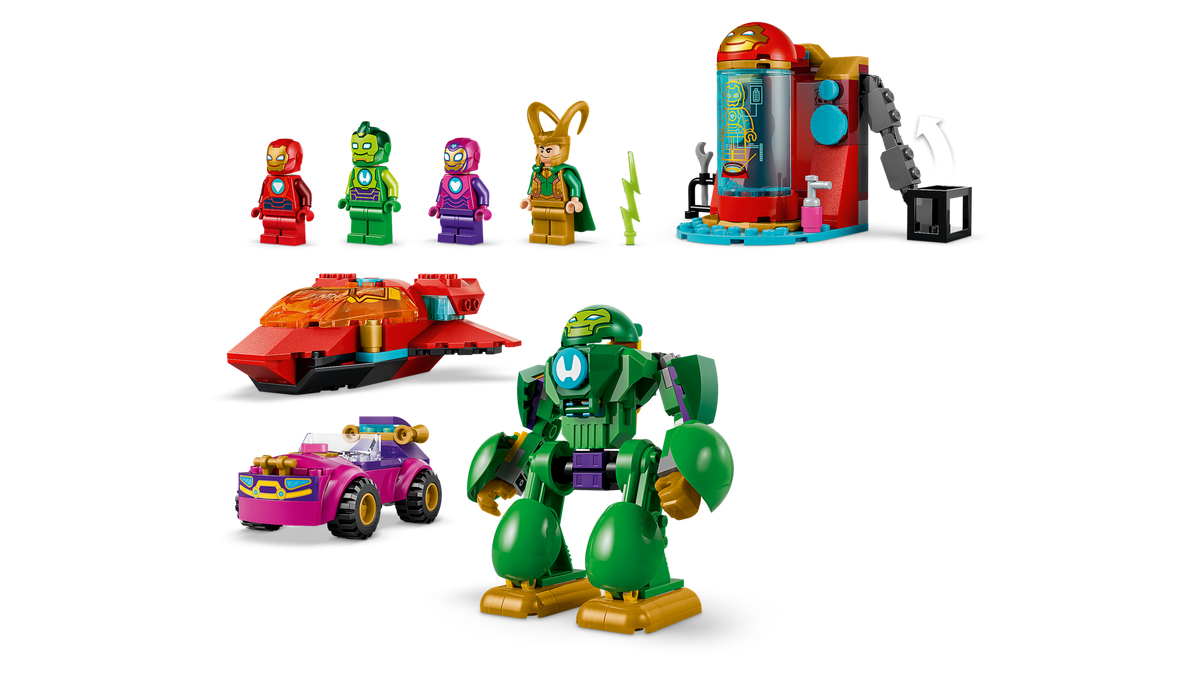 LEGO Marvel Loki vs. Team Iron Man 11211 Building Set (204 Pieces) - View 4