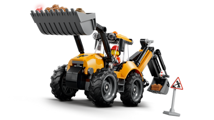 LEGO City Yellow Backhoe Loader 60480 Building Set (301 Pieces) - View 4