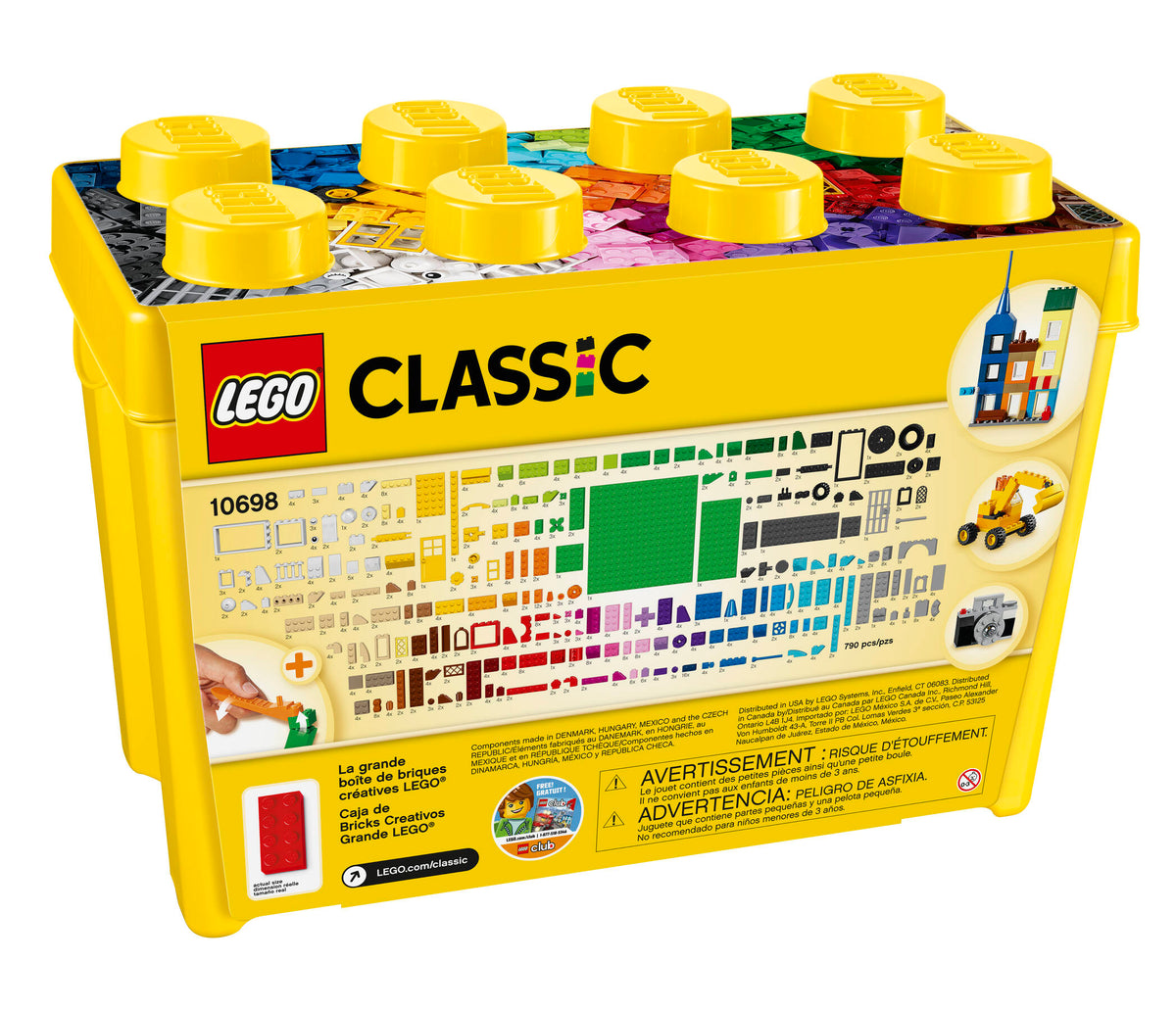 LEGO Classic Large Creative Brick Box 10698 Building Set (790 Pieces) - View 13