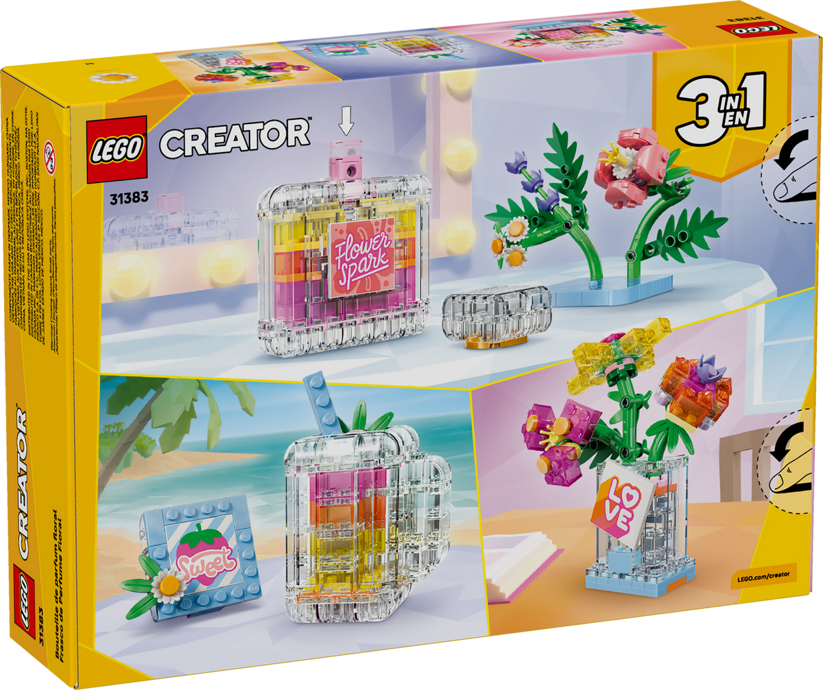 LEGO Creator 3-in-1 Floral Decor Perfume Bottle 31383 Building Set (286 Pieces) - View 12