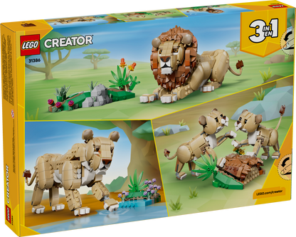 LEGO Creator 3-in-1 Wild Animals: Majestic Lion 31386 Building Set (839 Pieces) - View 19