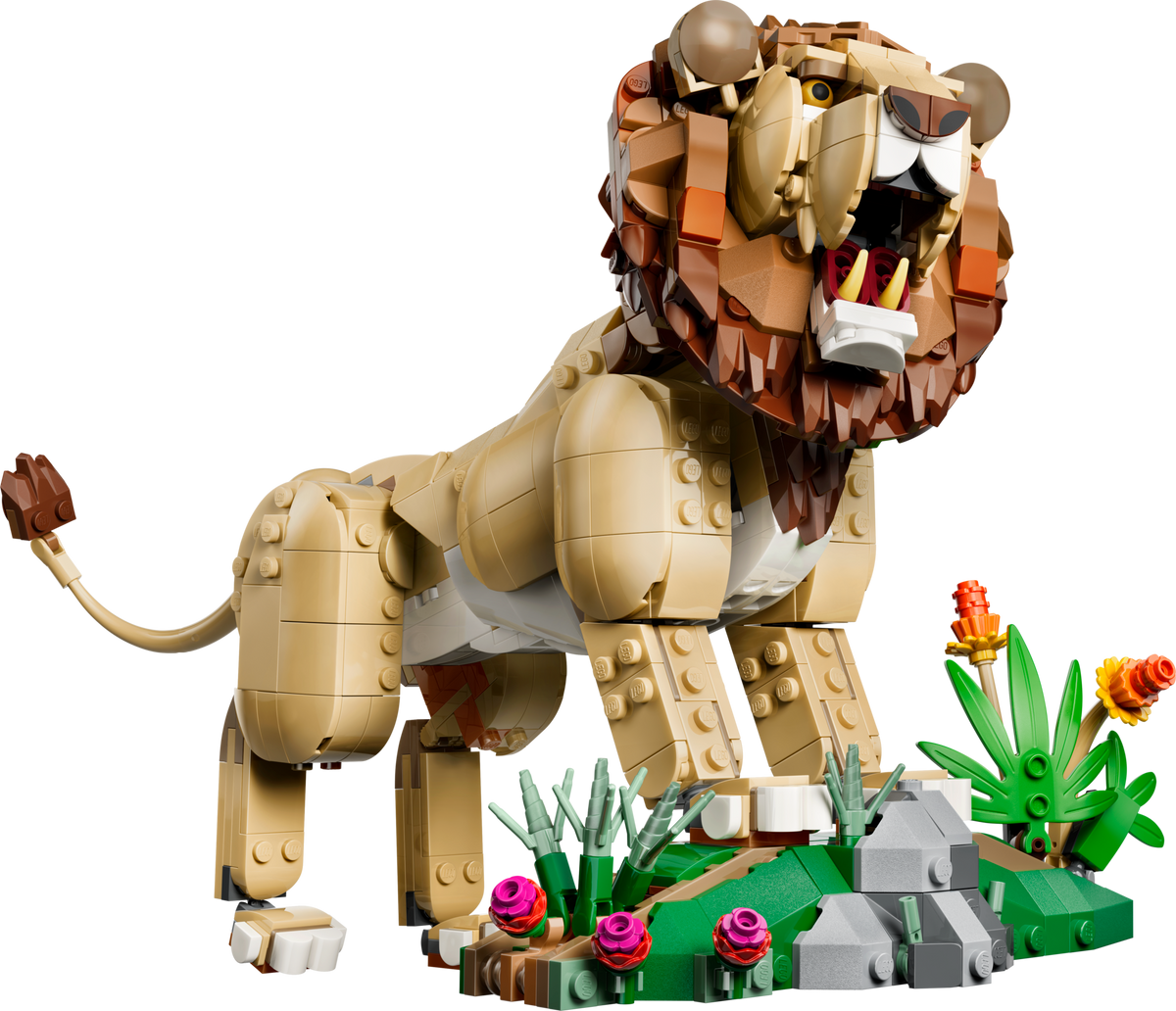 LEGO Creator 3-in-1 Wild Animals: Majestic Lion 31386 Building Set (839 Pieces)
