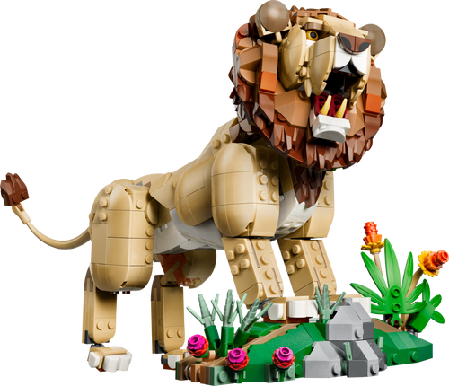 LEGO Creator 3-in-1 Wild Animals: Majestic Lion 31386 Building Set (839 Pieces)