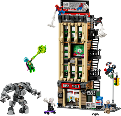 LEGO Marvel Spider-Man vs. Mysterio: The Daily Bugle 76342 Building Set (781 Pieces) - View 2