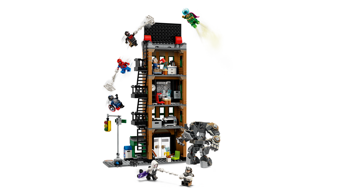 LEGO Marvel Spider-Man vs. Mysterio: The Daily Bugle 76342 Building Set (781 Pieces) - View 5