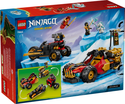 LEGO NINJAGO Kai and Cole's Combiner Vehicles 71864 Building Set (394 Pieces) - View 12