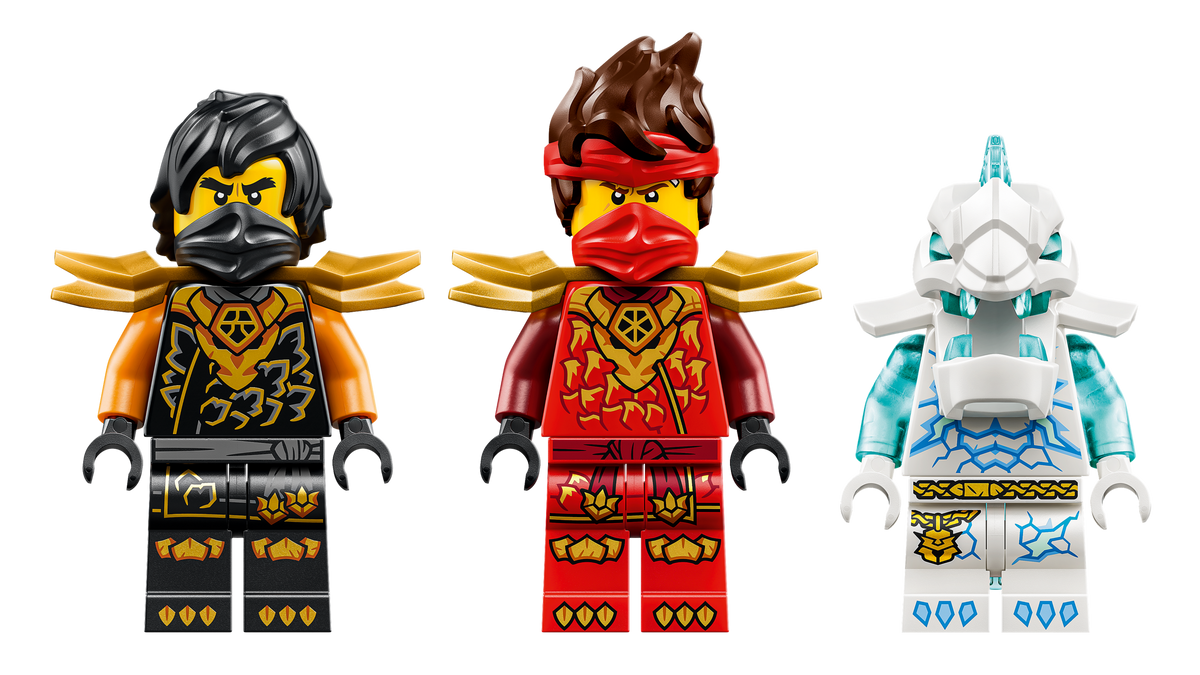 LEGO NINJAGO Kai and Cole's Combiner Vehicles 71864 Building Set (394 Pieces) - View 4