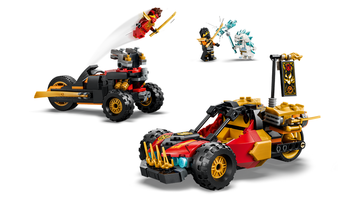 LEGO NINJAGO Kai and Cole's Combiner Vehicles 71864 Building Set (394 Pieces) - View 6
