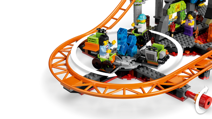 LEGO City Lava Land Roller Coaster Park 60501 Building Set (1,165 Pieces) - View 7