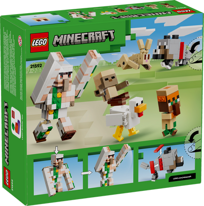 LEGO Minecraft Chicken Jockey Desert Attack Building Set (428 Pieces, Ages 9+) - View 17