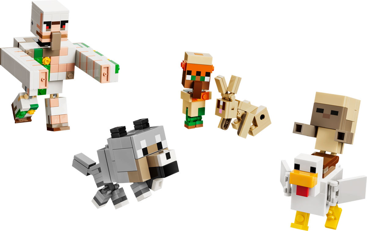 LEGO Minecraft Chicken Jockey Desert Attack Building Set (428 Pieces, Ages 9+) - View 2